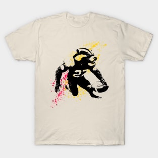 Honey Badger American Football Player Painting T-Shirt